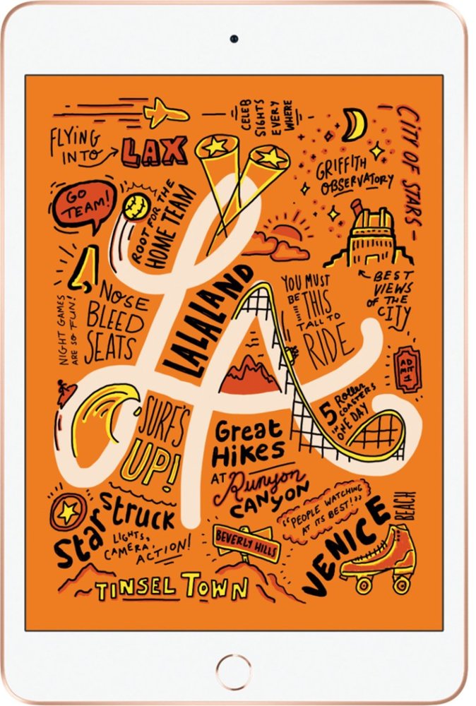 Apple iPad mini (Latest Model) with Wi-Fi - 64GB -Gold